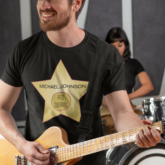 Gold Star Hollywood Superlative T-Shirt (Creator Uploaded)