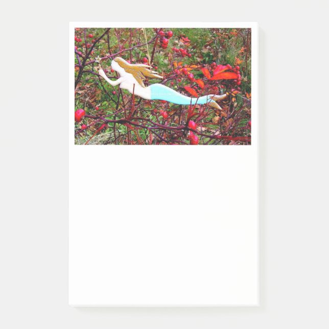 gold star mermaid post-it notes (Front)