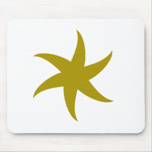 Gold Star Mouse Pad
