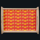Gold Star of David lights Festival decoration Serving Tray<br><div class="desc">Serving Tray Gold Star of David Pattern Design for Art & Home, Kitchen & Dining, Cookware & Serveware, Serving Tray for Hanukkah Festival and Jewish Holiday, Anniversary, Wedding Day, Bar Mitzvah, Bat Mitzvah, Rosh Hashanah Celebration, Artwork design with Gold David's Star Decorative pattern (Gold Foil Texture - EMULATION), illustration, Rustic,...</div>