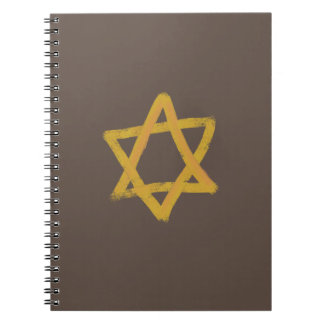 Gold Star of David Notebook