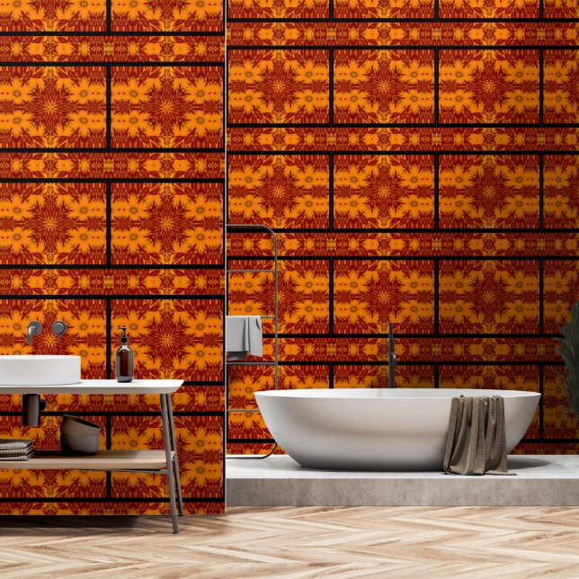 Gold Star of the Meadow Wallpaper (Bathroom)