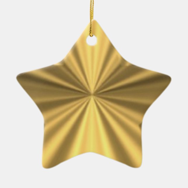 Gold Star Ornament (Front)