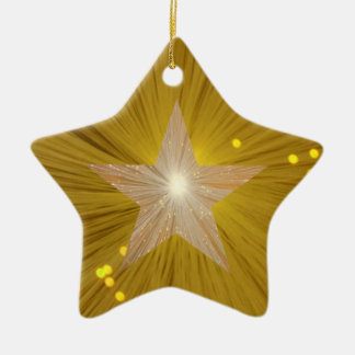 Gold Star ornament star shape