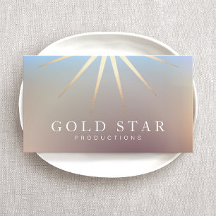 Gold Star Professional Business Card