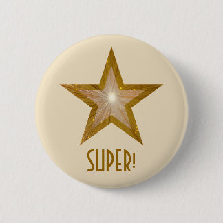 "Gold" Star 'SUPER!' button cream