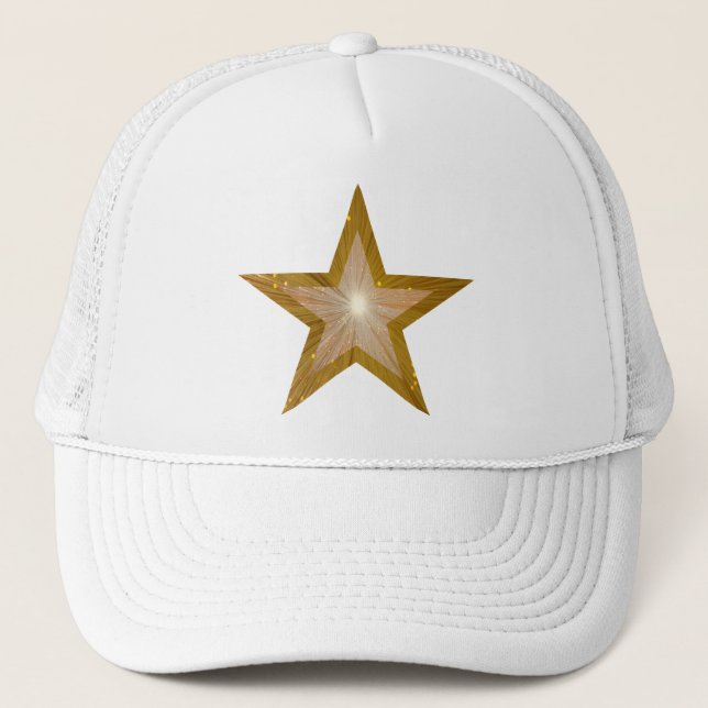 Gold Star 'two tone' trucker hat (Front)