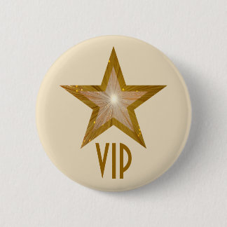 "Gold" Star 'VIP' button cream