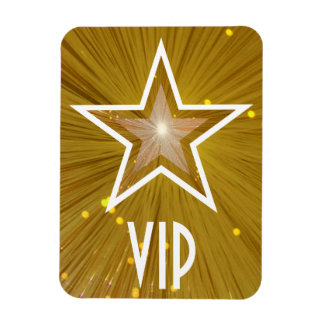 "Gold" Star 'VIP' flexible magnet