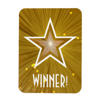 "Gold" Star 'Winner!' flexible magnet