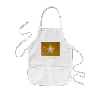 Gold Star 'Your Text' kids apron