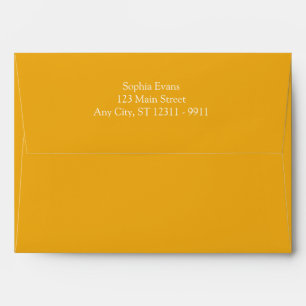 Gold Starry Night Gold Wedding Envelope