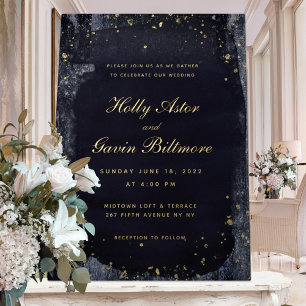 Gold Starry Night Wedding Gold