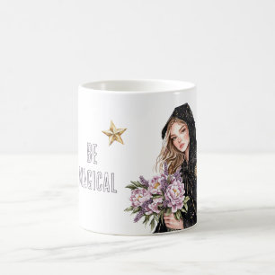 Gold Stars Be Magical Blonde Female Coffee Mug