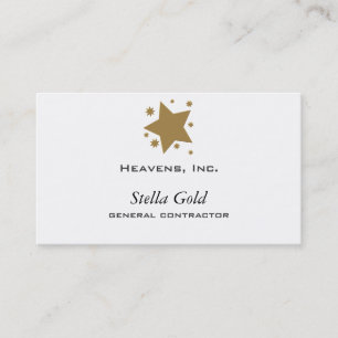 Gold Stars Business Card