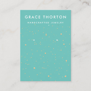 Gold Stars Earring Jewellery  Display Card