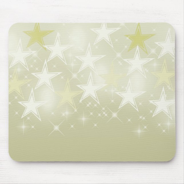 Gold Stars Mouse Pad (Front)