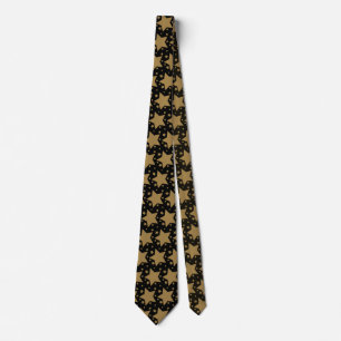 Gold Stars Re-Unsized Tie