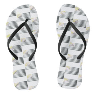 Gold Stars Silver Stripes Jandals