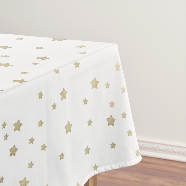 Gold Stars Tablecloth (In Situ)
