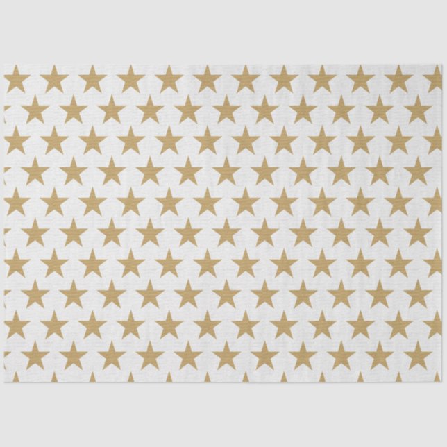 gold stars tissue paper (Front)