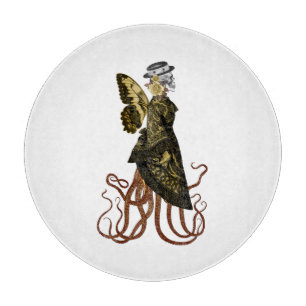 Gold SteamPunk Series Design 5 Cutting Board