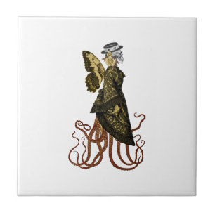 Gold SteamPunk Series Design 5 Tile