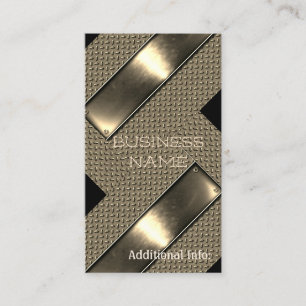 Gold Steel Business Card 2