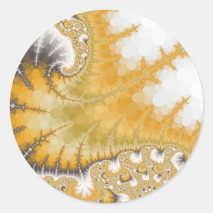 Gold Stingray Stickers