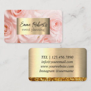 Gold Stone Marble Classical Shining Business Card