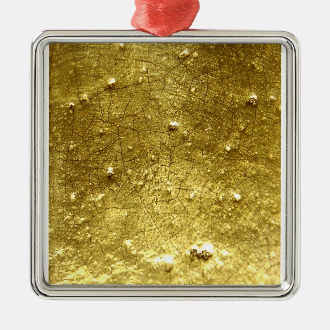Gold stone metal tree decoration (Front)