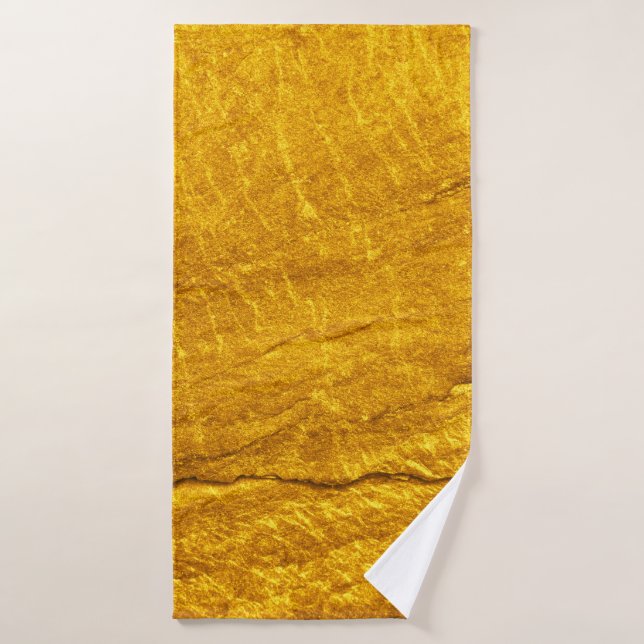 Gold stone texture background. abstract, antique,  bath towel (Bath Towel)