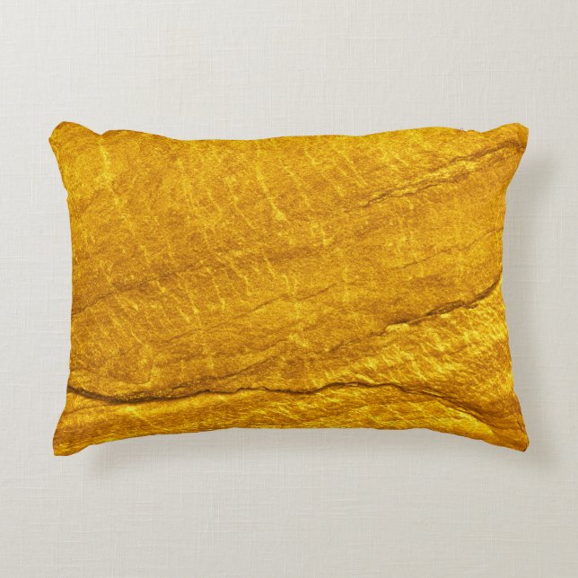 Gold stone texture background. abstract, antique,  decorative cushion (Front)