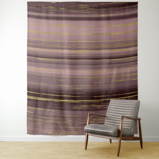 Gold strands tapestry (In Situ)