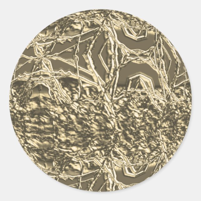 Gold String Jaw Breaker Sticker (Front)