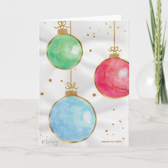 Gold Strings & Pretty Things - KidsArt for CHOC Card (Front)