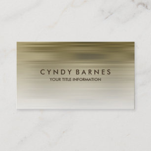 Gold Stripe Business Card