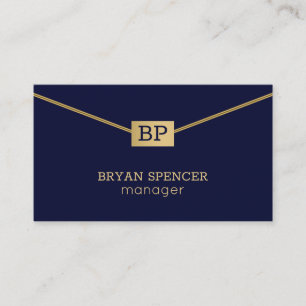 Gold Stripe Business Card