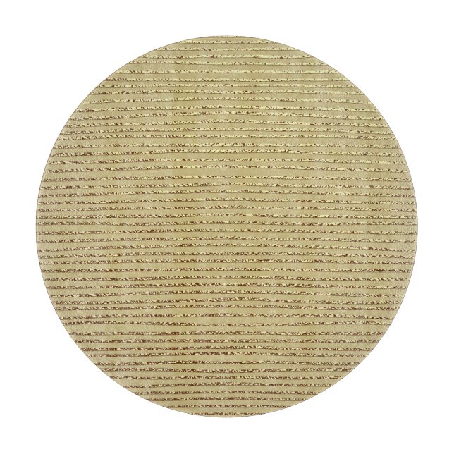Gold Stripes: Abstract Vintage Background Cutting Board (Front)