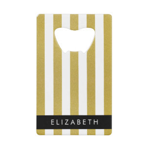 Gold Stripes, Striped Pattern, Lines, Your Name