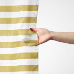 Gold Stripes, White Stripes, Striped Pattern Scarf<br><div class="desc">Elegant,  stylish and sophisticated stripes in gold and white colour. Modern and trendy gift,  perfect for the stripes lover in your life.</div>