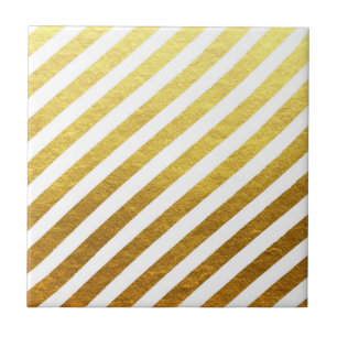 Gold Strips Tile
