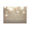 Gold Subtle Glitter Bokeh Business Card | Chubby