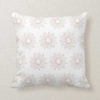 Gold sun cushion
