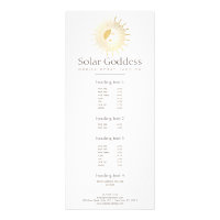 Gold Sun Goddess Girl Spray Tanning Salon