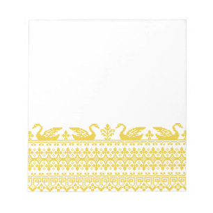 Gold Swans Notepad