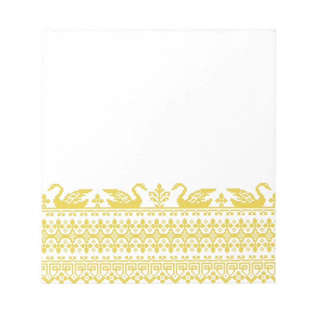 Gold Swans Notepad (Front)