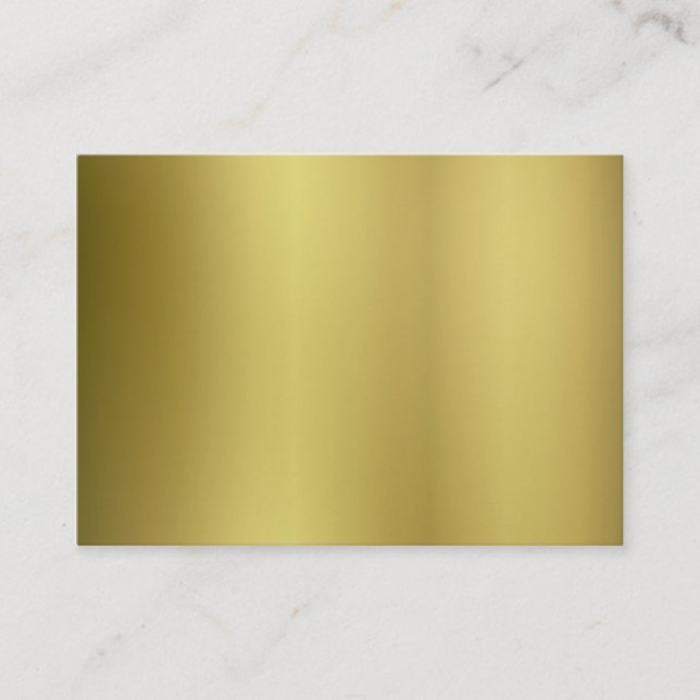 Gold Template Back Customise Business Card (Front)