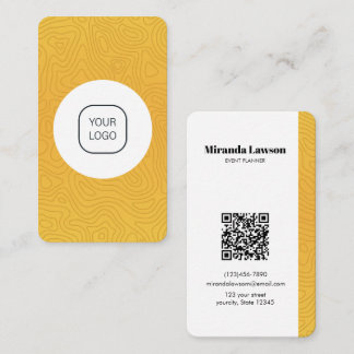 Gold Terrain Minimalist verticle Business Card