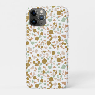 Gold terrazzo Minimal modern Case-Mate iPhone Case